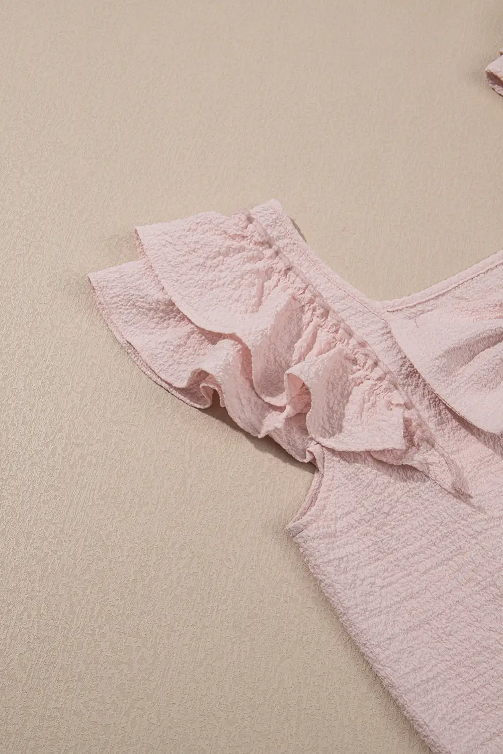 Ruffled Frilled Bow Detail Blouse
