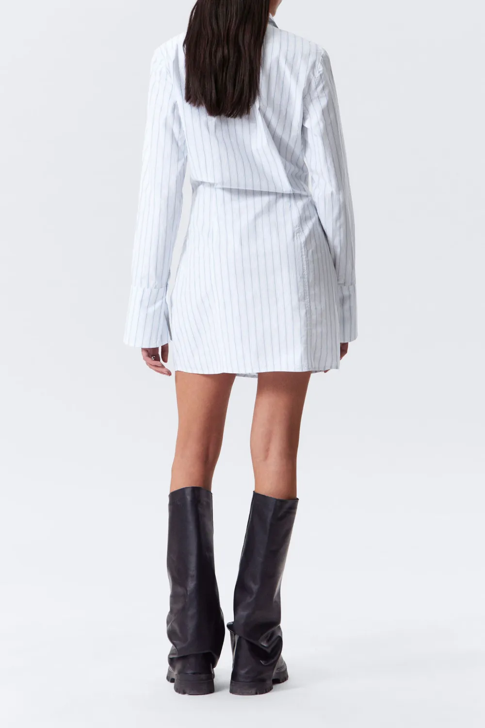 Asymmetric Button Up Dress