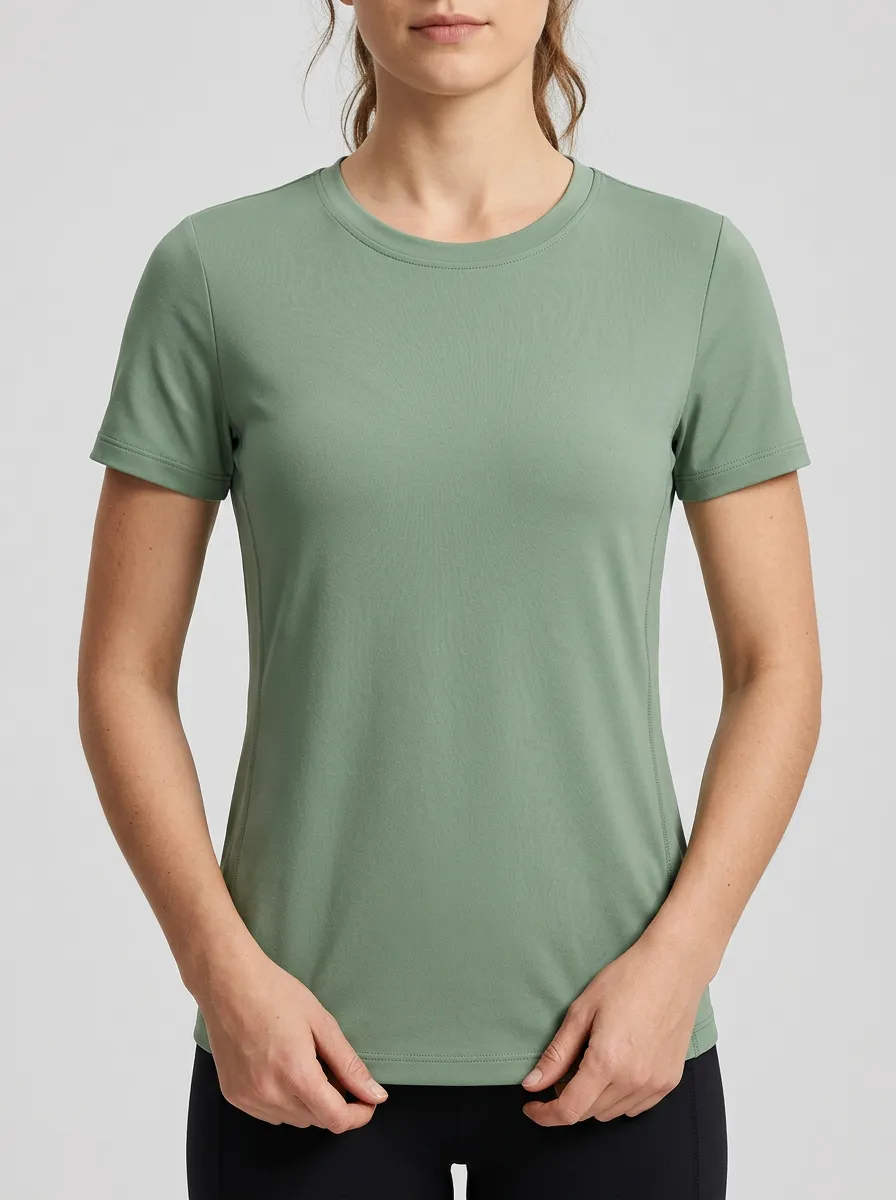 Women's Tailored Side-Panel Crewneck T-Shirt