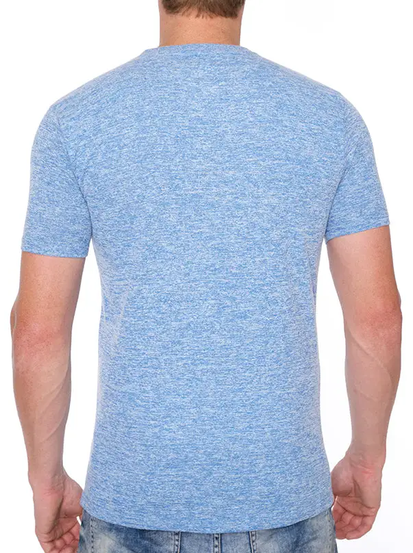 Slub Jersey Jersey Men's Button Down T-Shirt