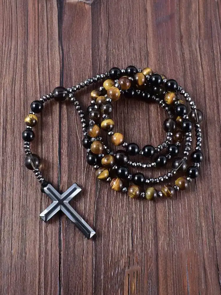 Natural Stone Pendant Necklace