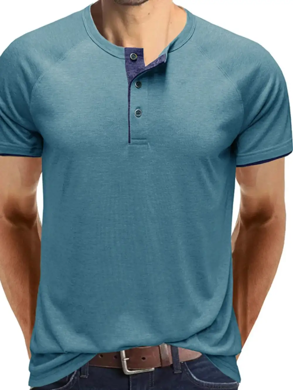 Contrast-Trim Polo Shirt