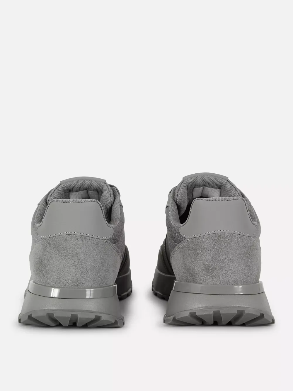 Grey Casual Low-Top Velvet Breathable  Lace-Up Sports Shoes