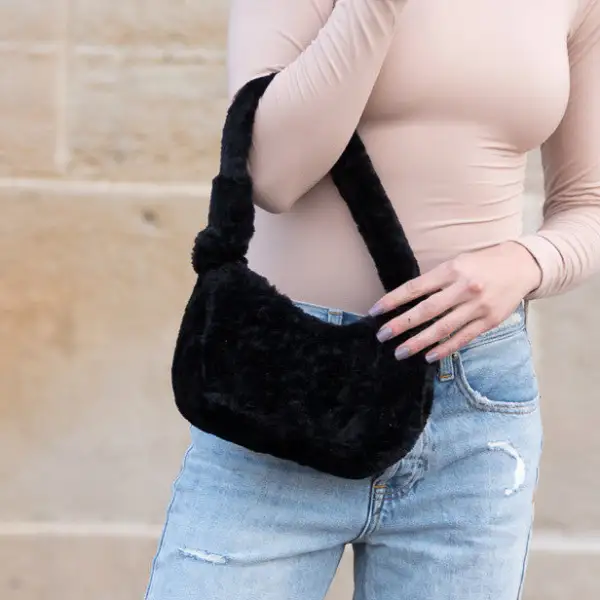 Plush Shoulder Bag