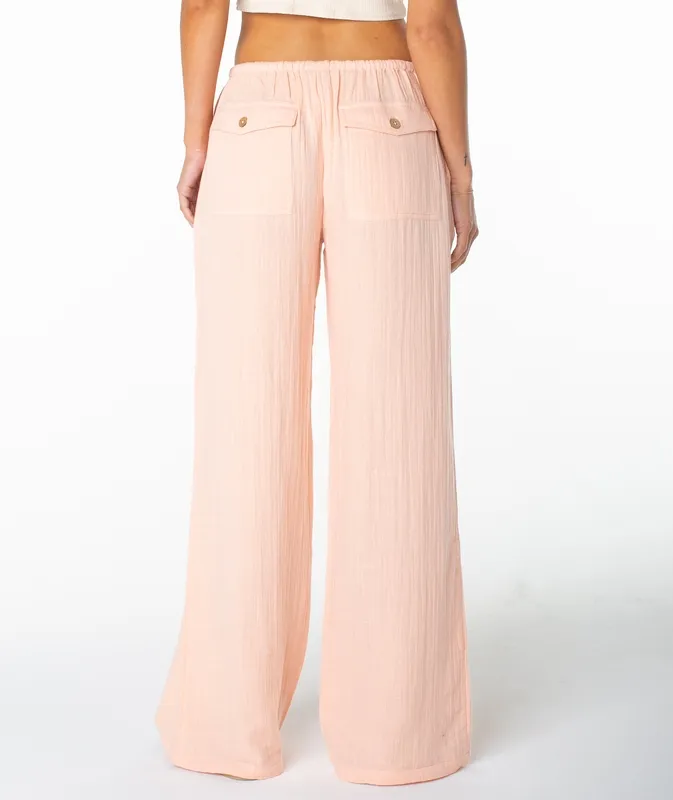 Relaxed Panel Wide Leg Pants