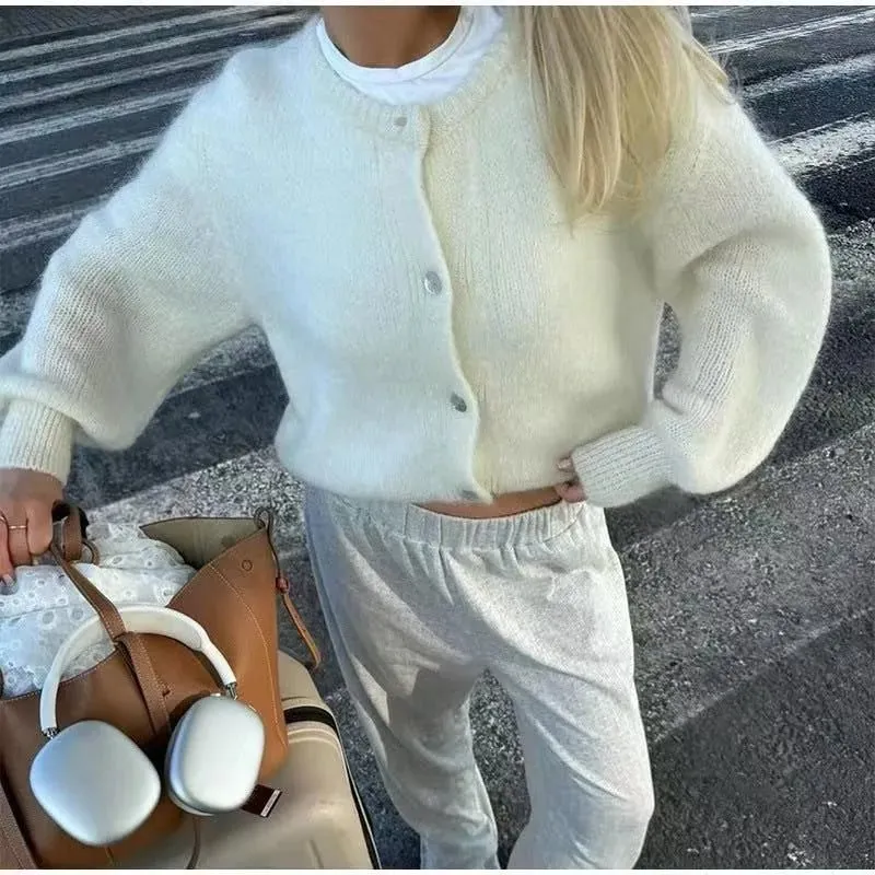 Modern Knit Long Sleeve Cardigan