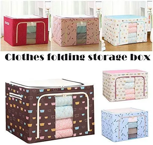 Oxford Cloth Steel Frame Storage Box🎉Buy Three Free Shipping