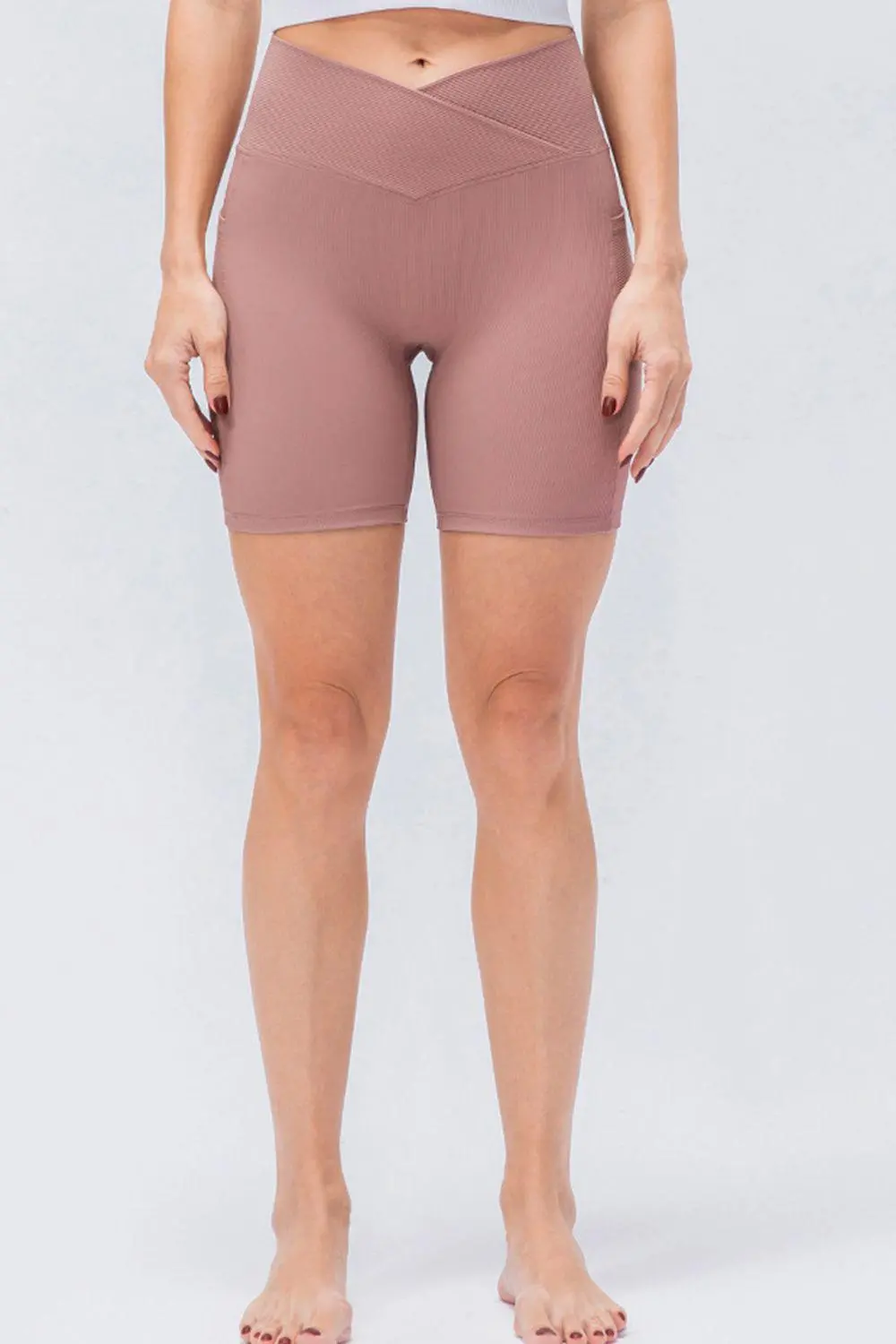 Slim Fit Waistband Sports Shorts