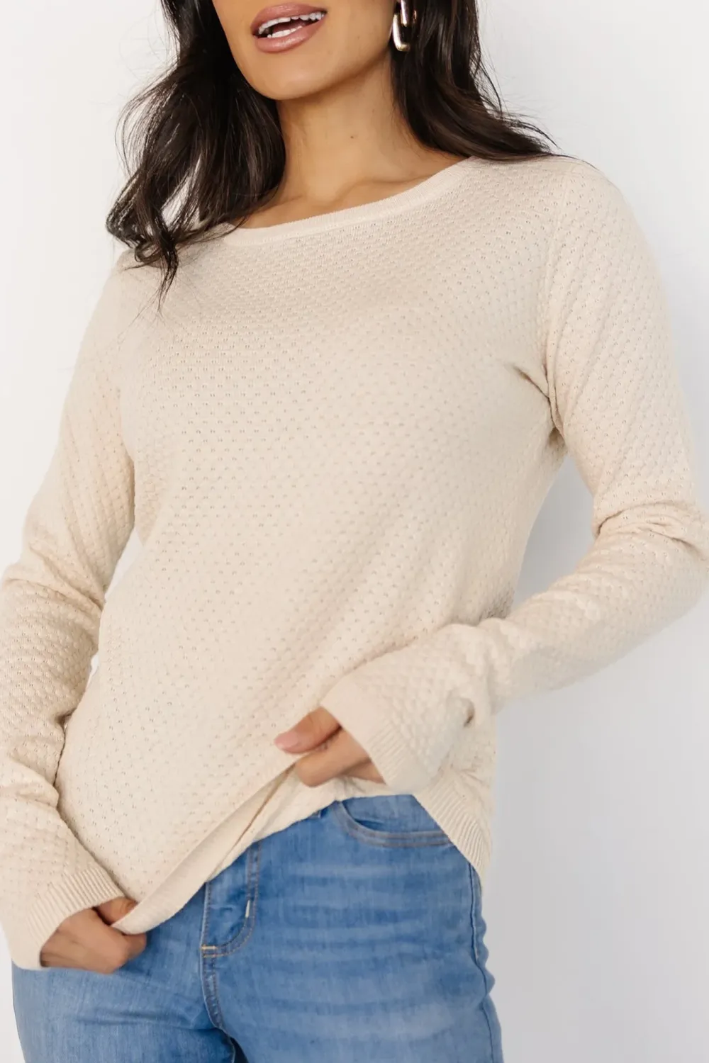 Lightweight Comfortable Warm-Keeping Knitted Top
