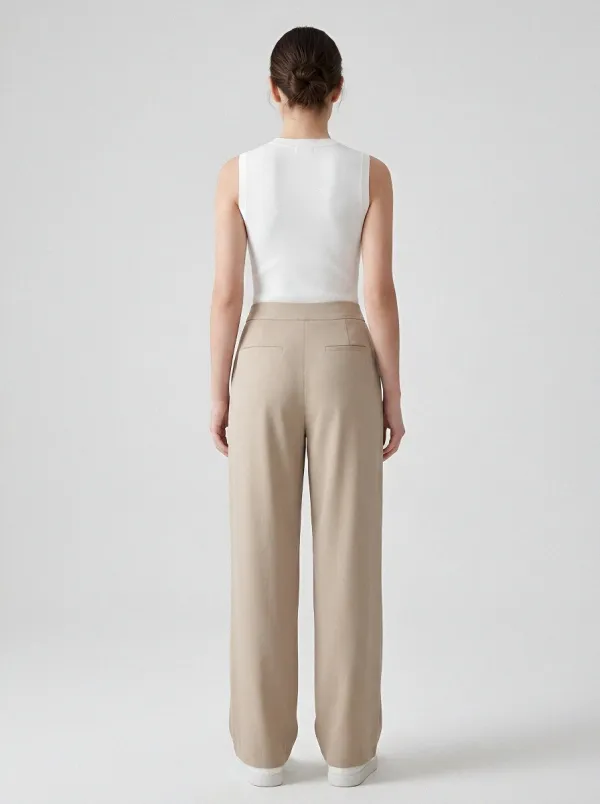 Women's Ice Silk Everyday Drawstring Casual Pants