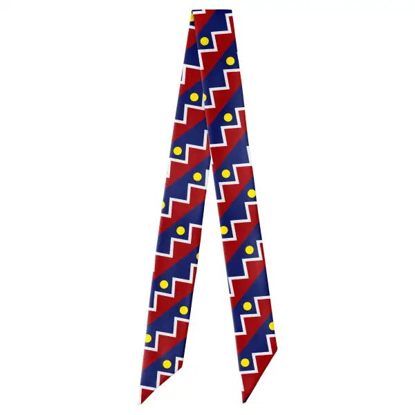 Denver Flag Design Hair Scarf