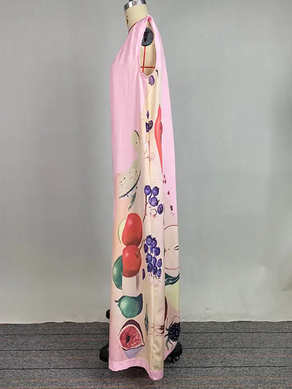 Losse Mouwloze Jumpsuits Met Ronde Hals En Bloemenprint Collection