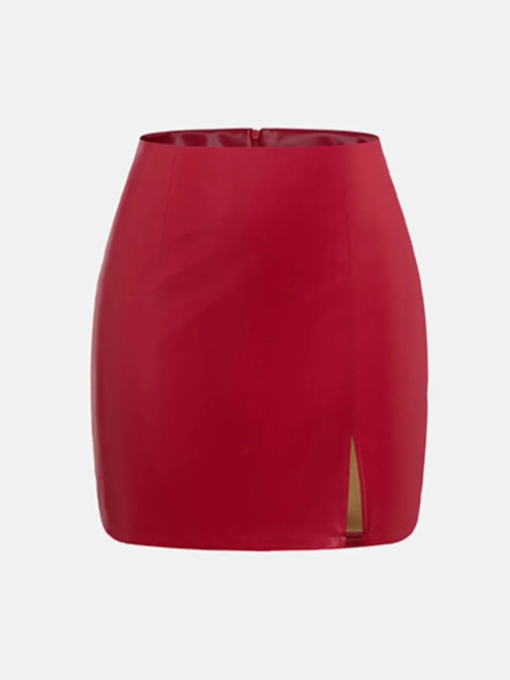 Calm Slit Mini Skirt