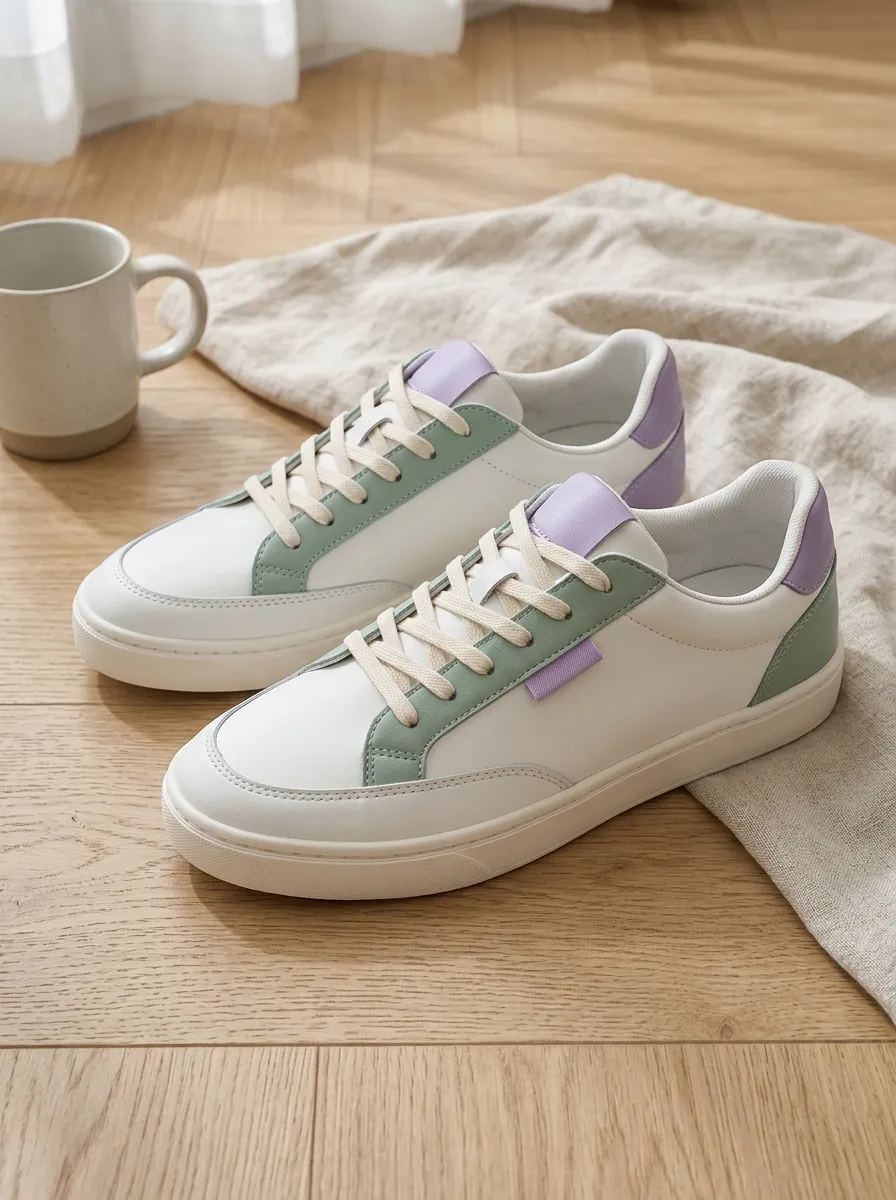 Women's Pastel and Colorblock Relaxed Skate Shoes