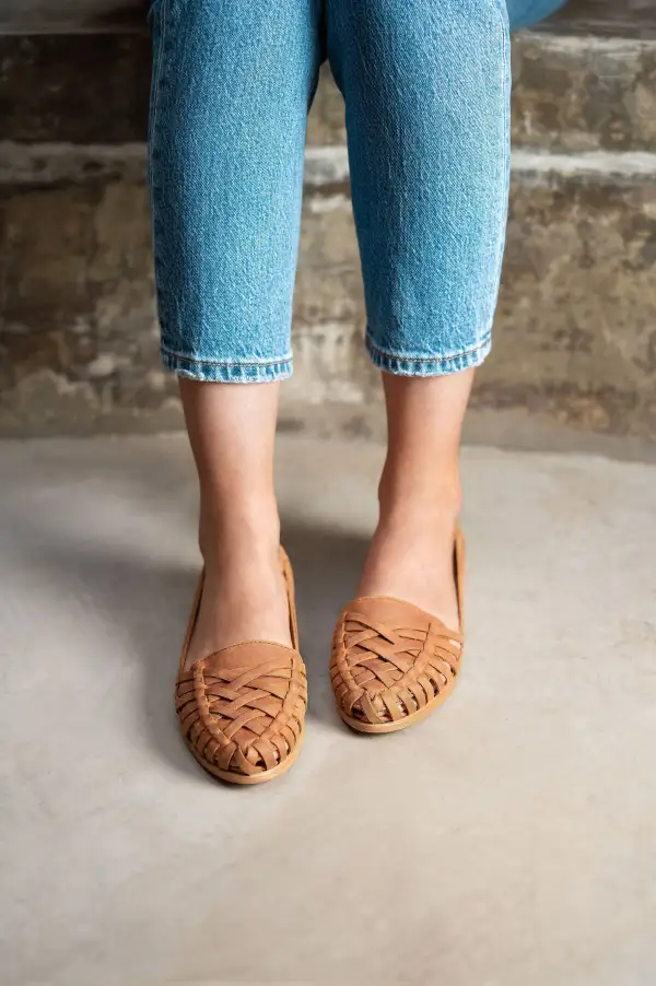 Artisan Weave Woven Huarache Sandals