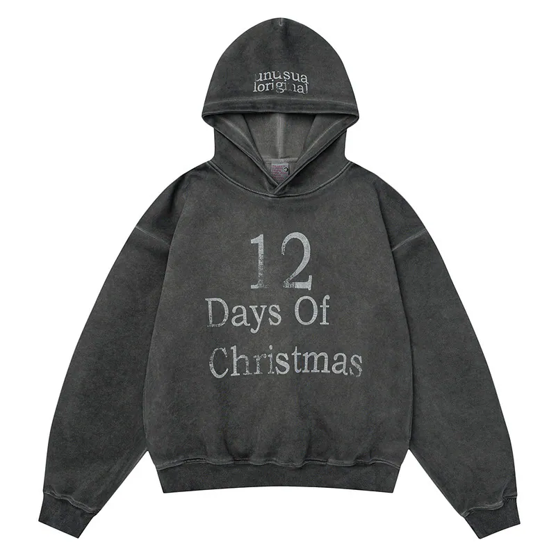 12DAYS Washed Logo Hoodie