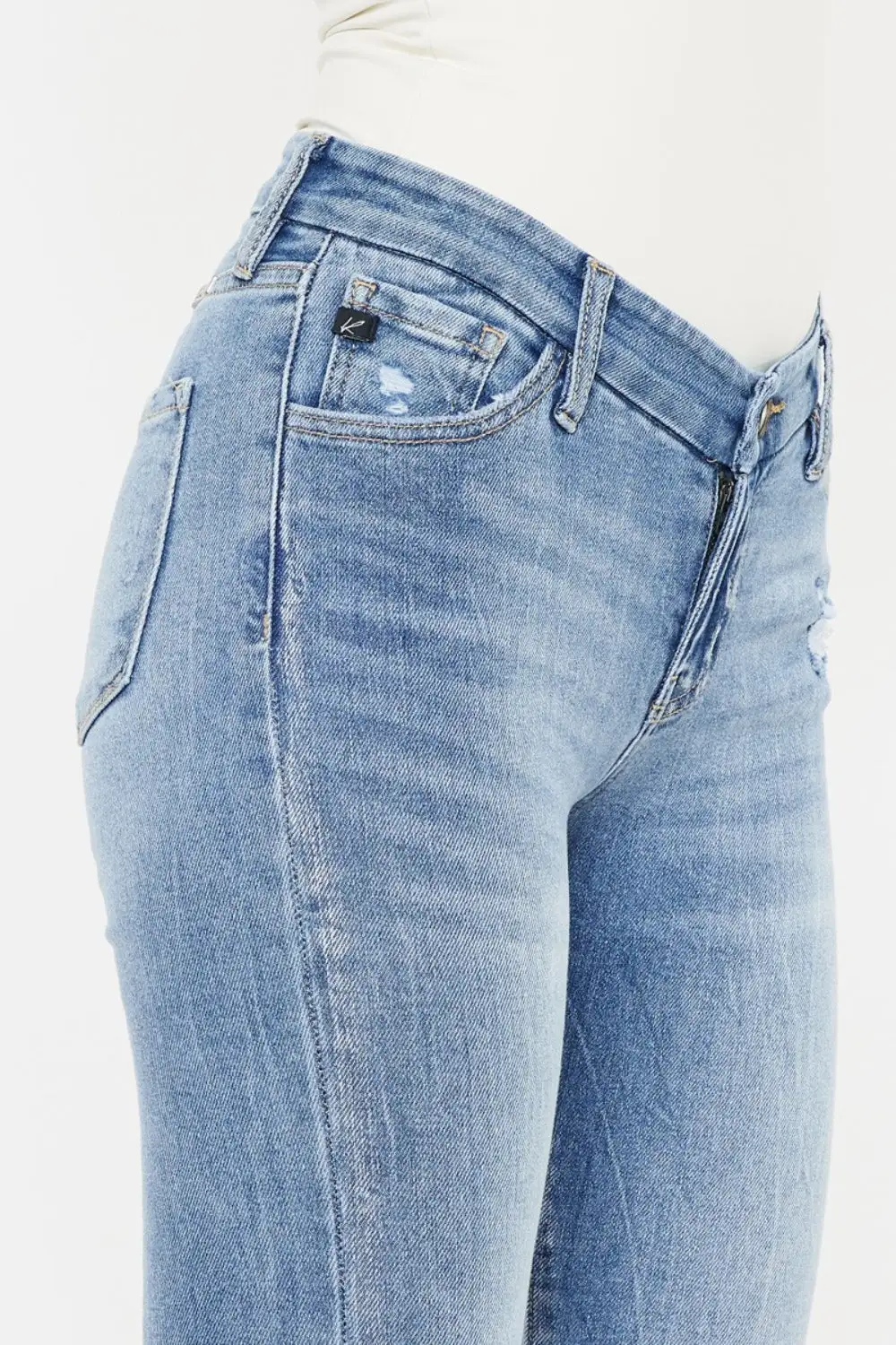 Soft High Waist Skinny Denim Jeans
