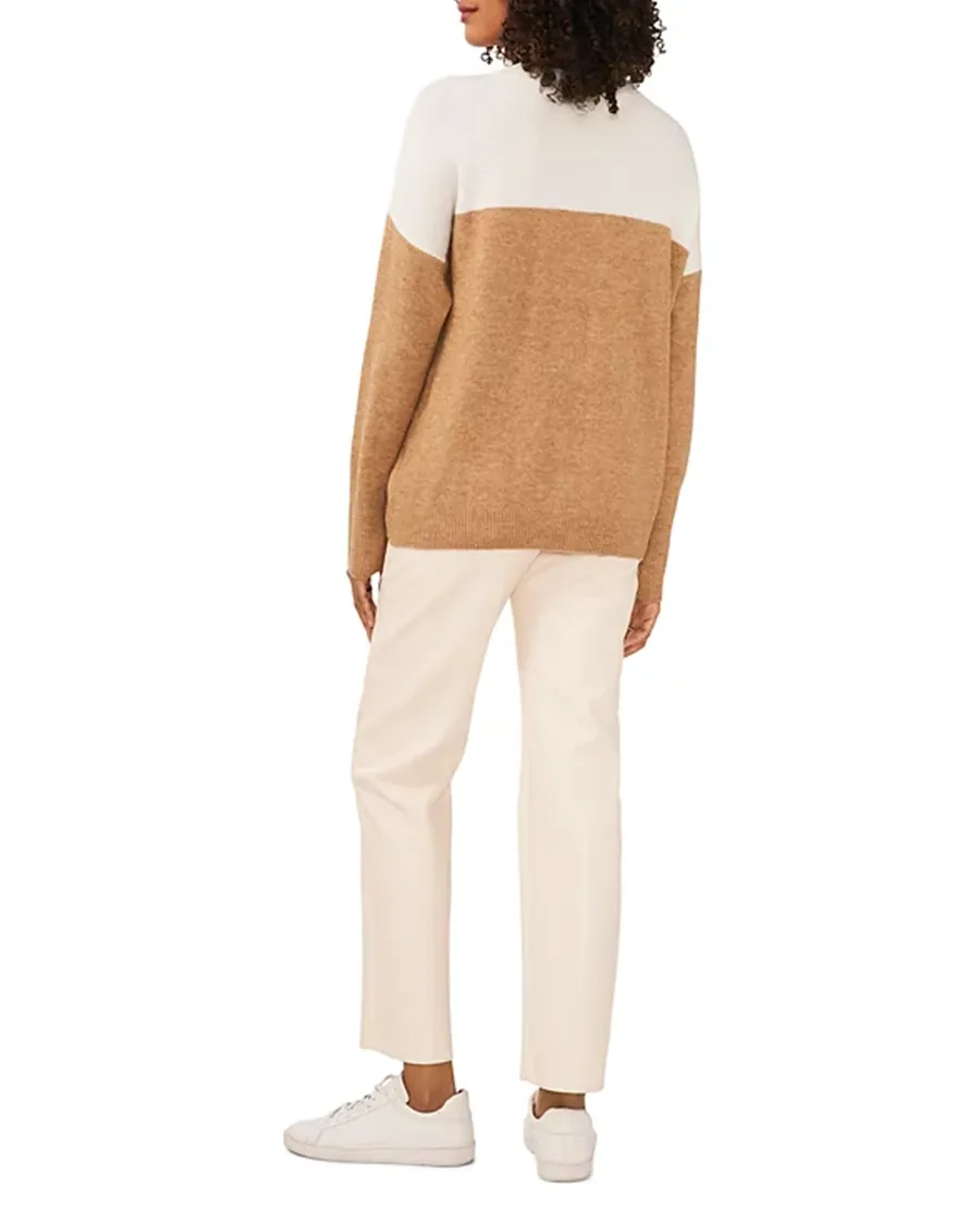 Pullover Color Blocked Sweater