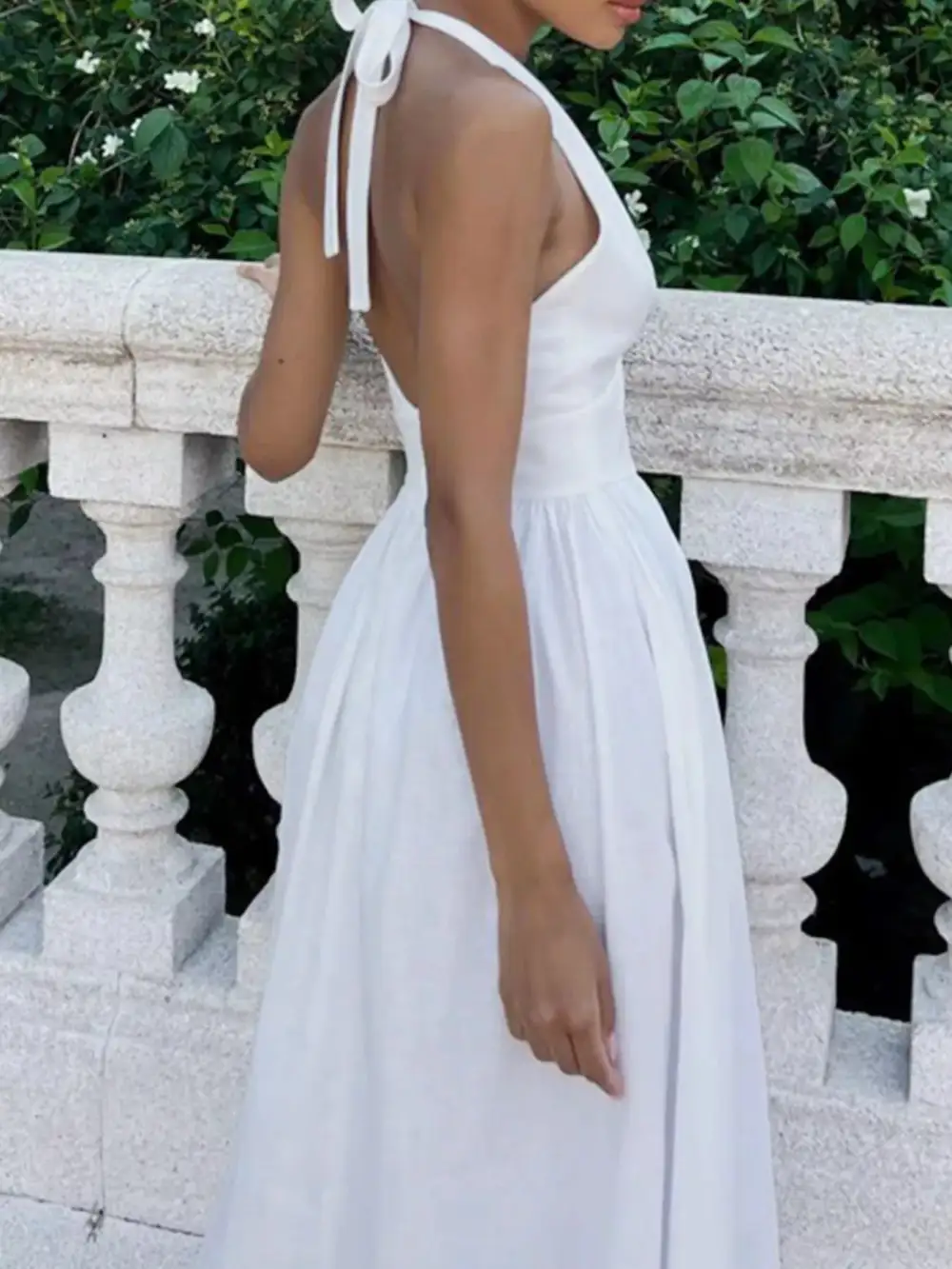 Smooth Finish Halter Maxi Dress