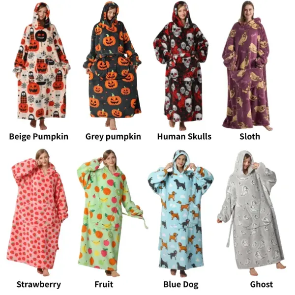 Oversized Wearable Blanket Hoodie – Cozy Comfort You Can Wear! 🔥 Limited-Time Offer — 50% OFF