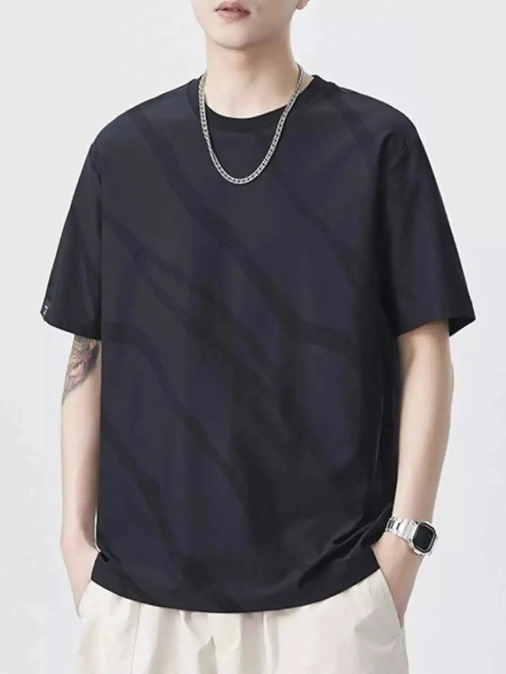 Casual Round Neck Short Sleeve T-Shirt