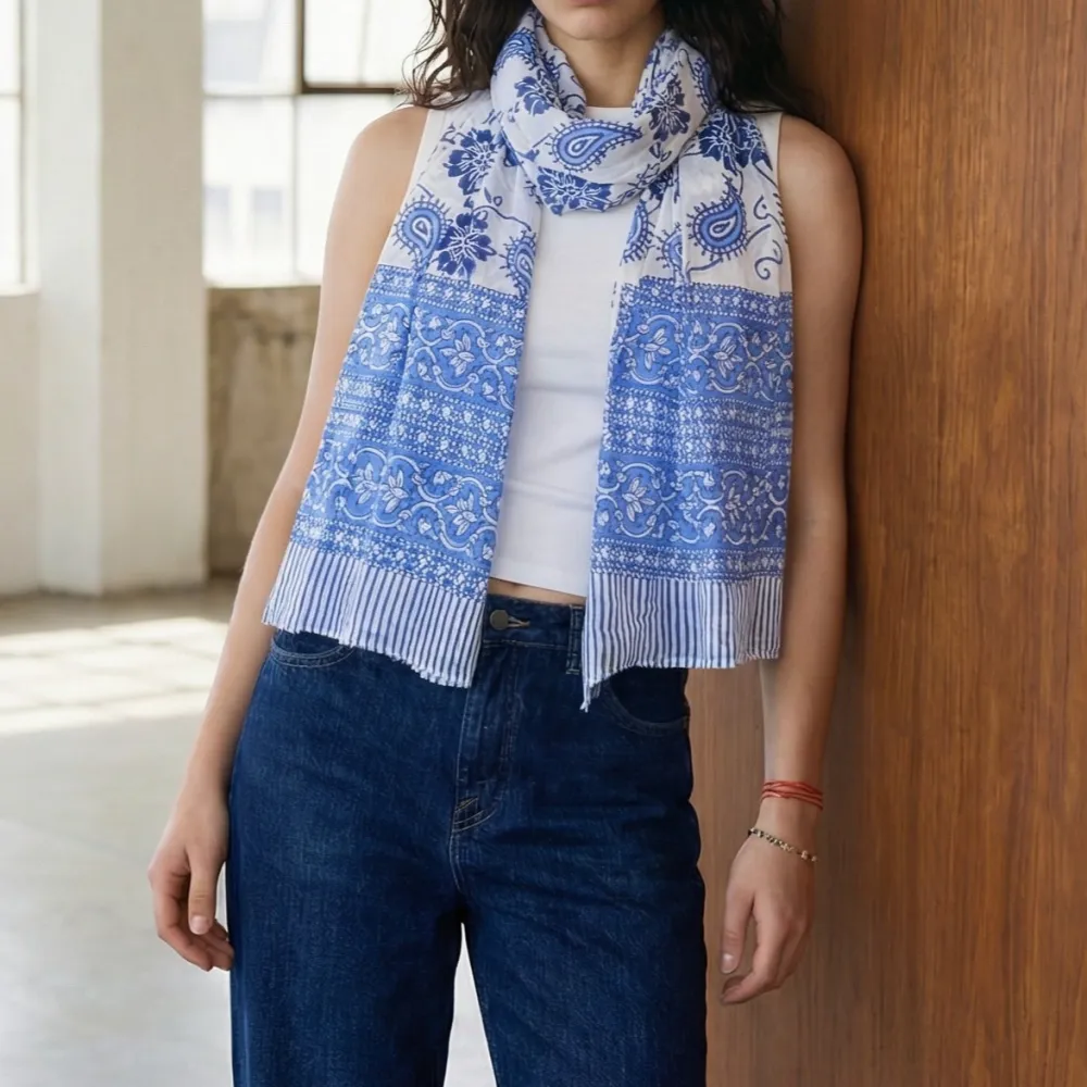 Mom S Favorite Blue Scarf