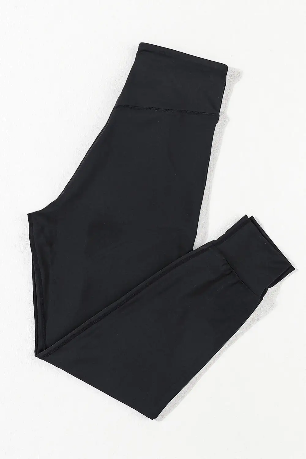 Refined High-Waist Pocketed Jogger Pants