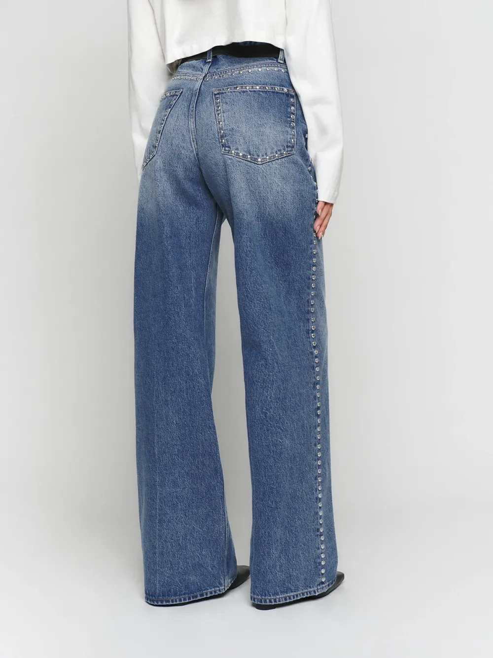 High Rise Slouchy Wide Leg Jeans