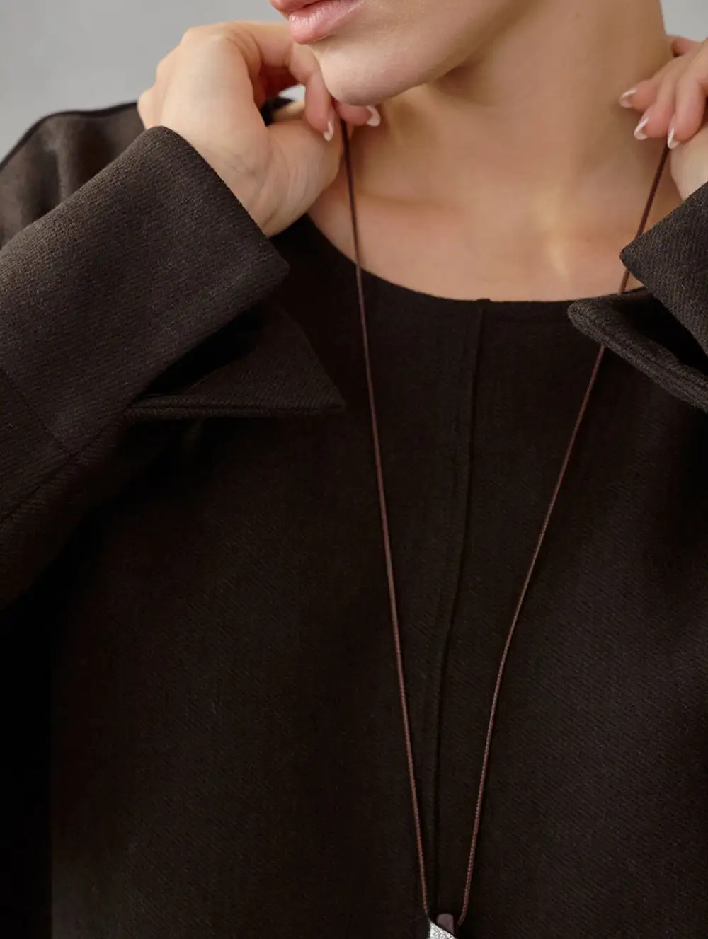 Crew Neck Loose Fit Long Sleeve Sweatshirt