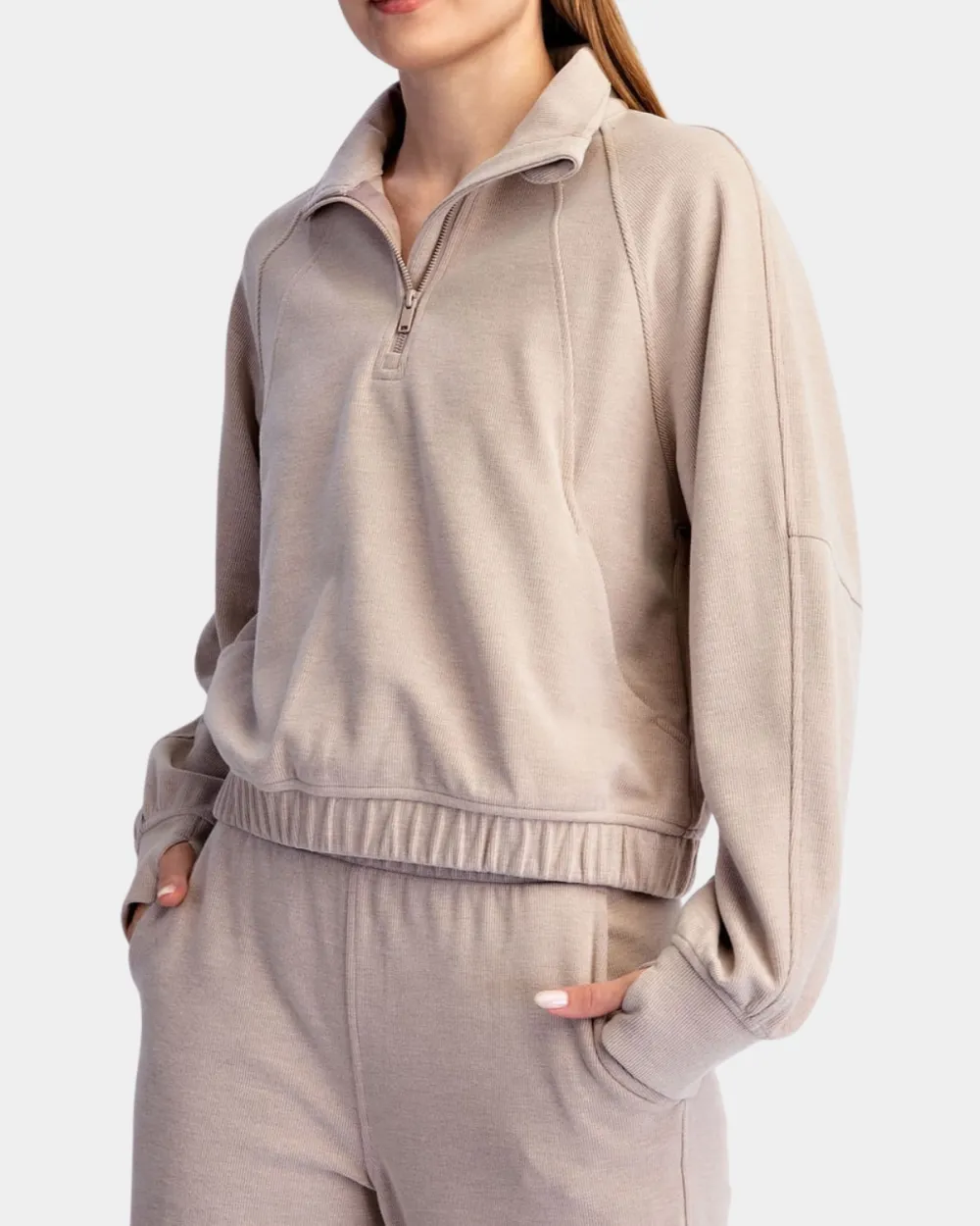 Rib Brush Pullover