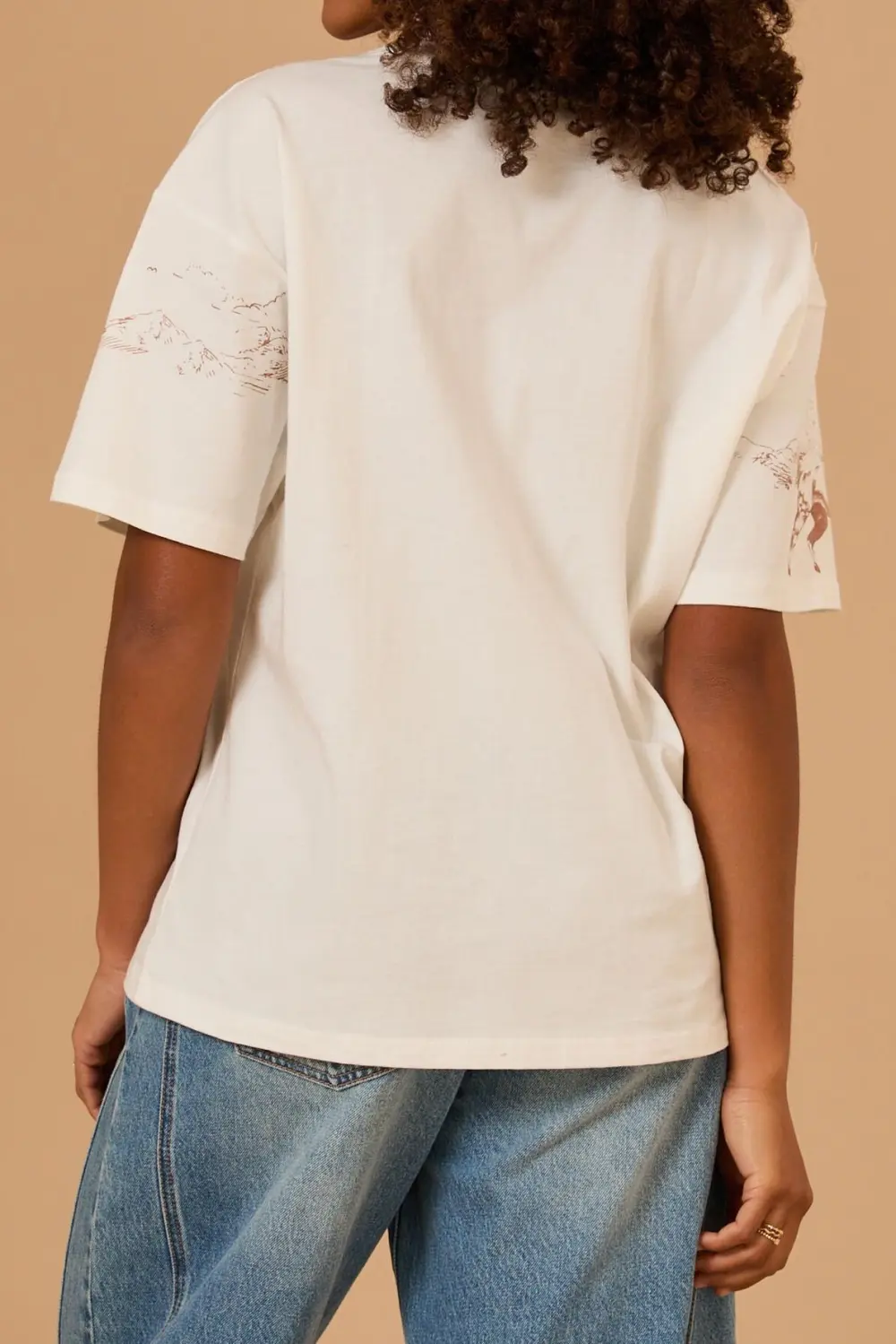 Running Horses Oversized Tee