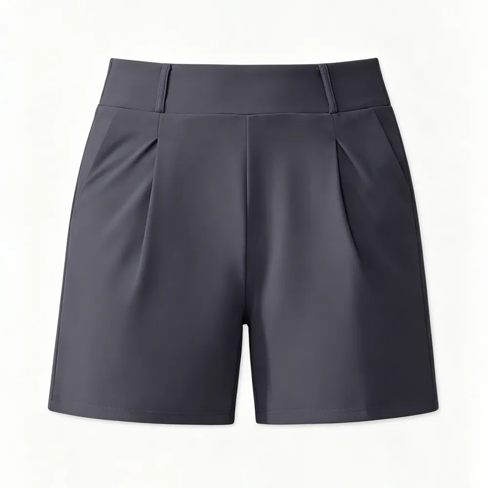 High-waisted casual summer shorts