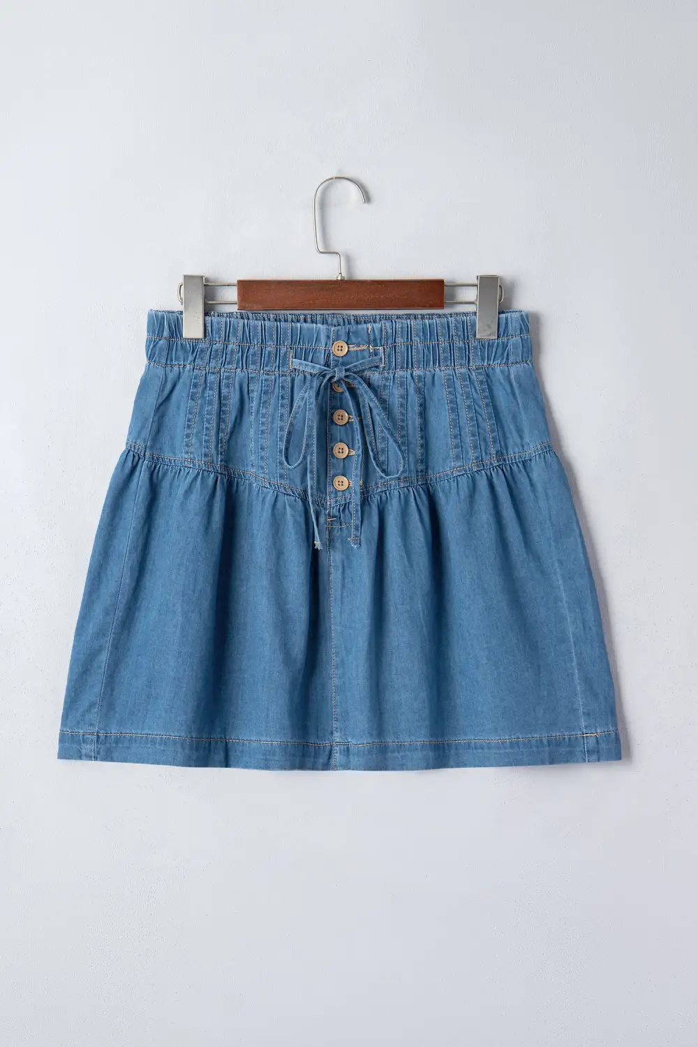 Wearable Button Front Skirt