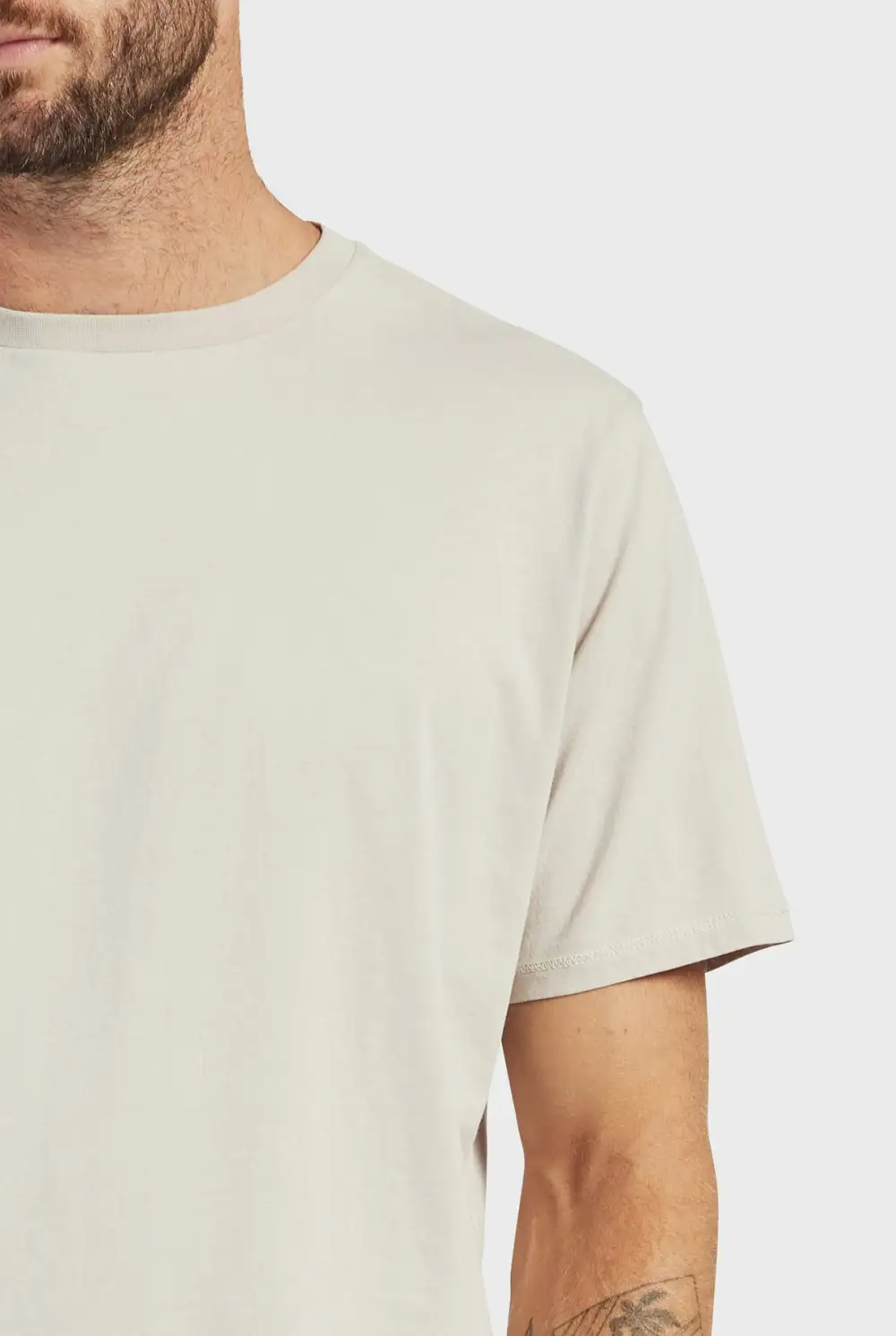 Short Sleeve Crew Neck Basic Tee