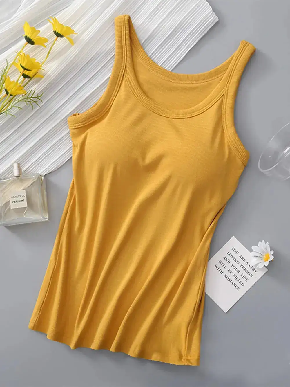 Round Neck With Built