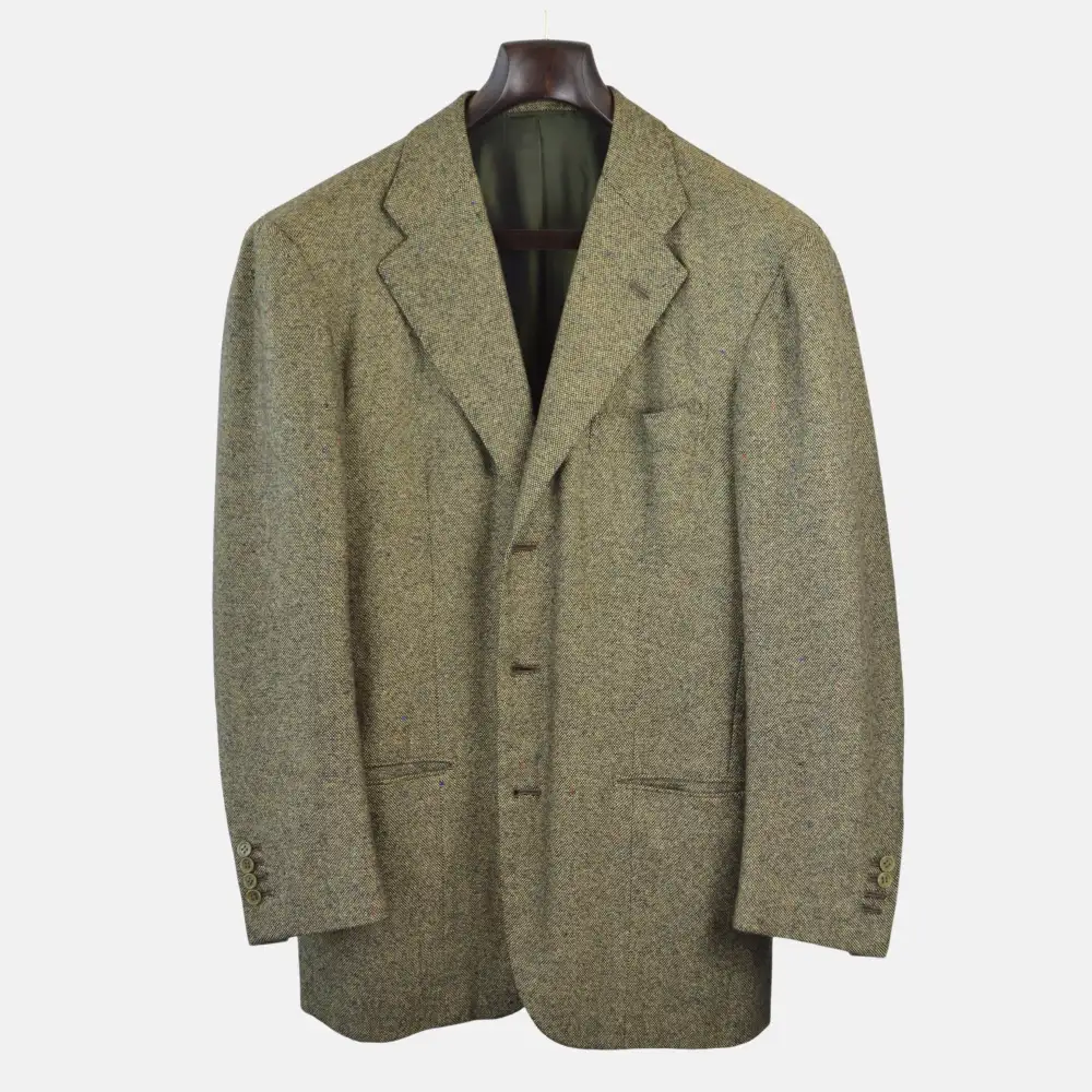 Patterned Cashmere Blazer Jacket