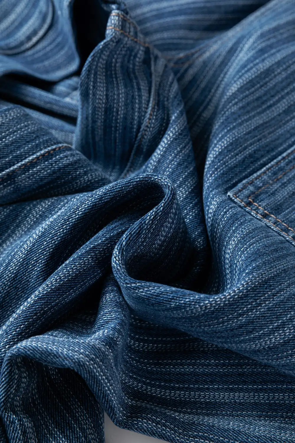 Loose Fit Drawstring Denim Jeans