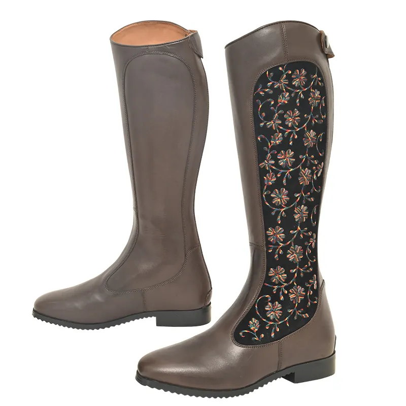 Rubber Sole Everyday Tall Riding Boots