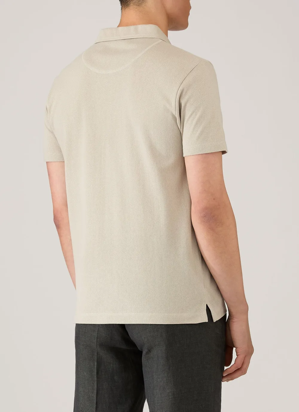 Easy Everyday Slim Fit Mesh Cotton Short Sleeve Polo Shirt