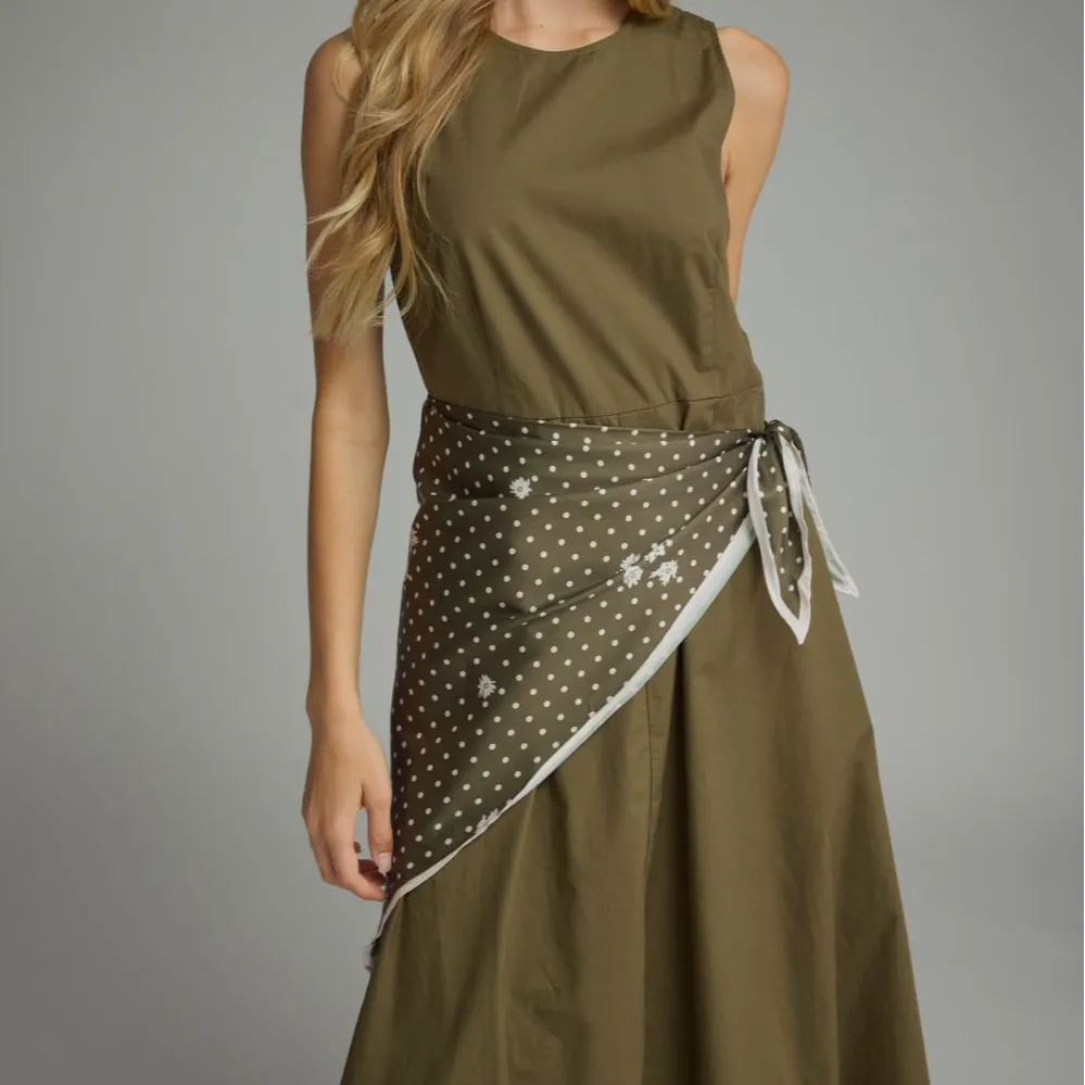 Scarf Accent Dress