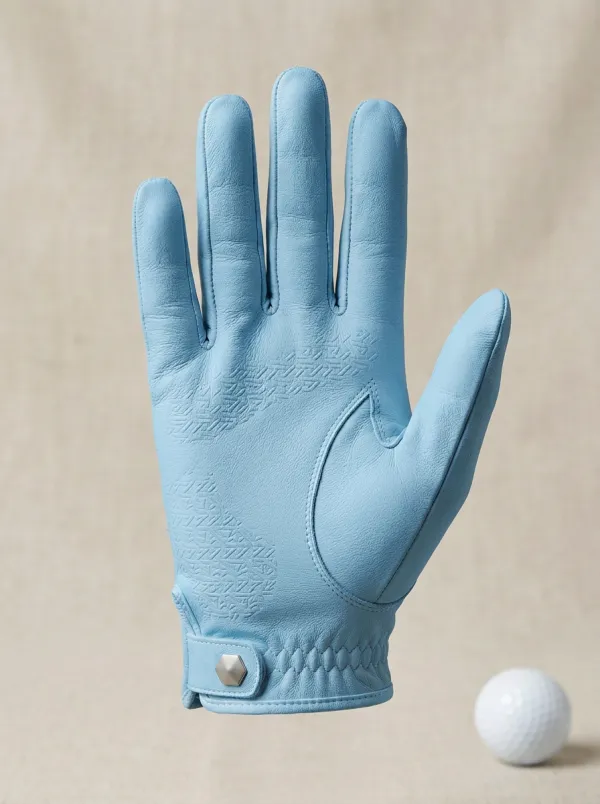 Fairway Embossed Geometric Leather Golf Glove