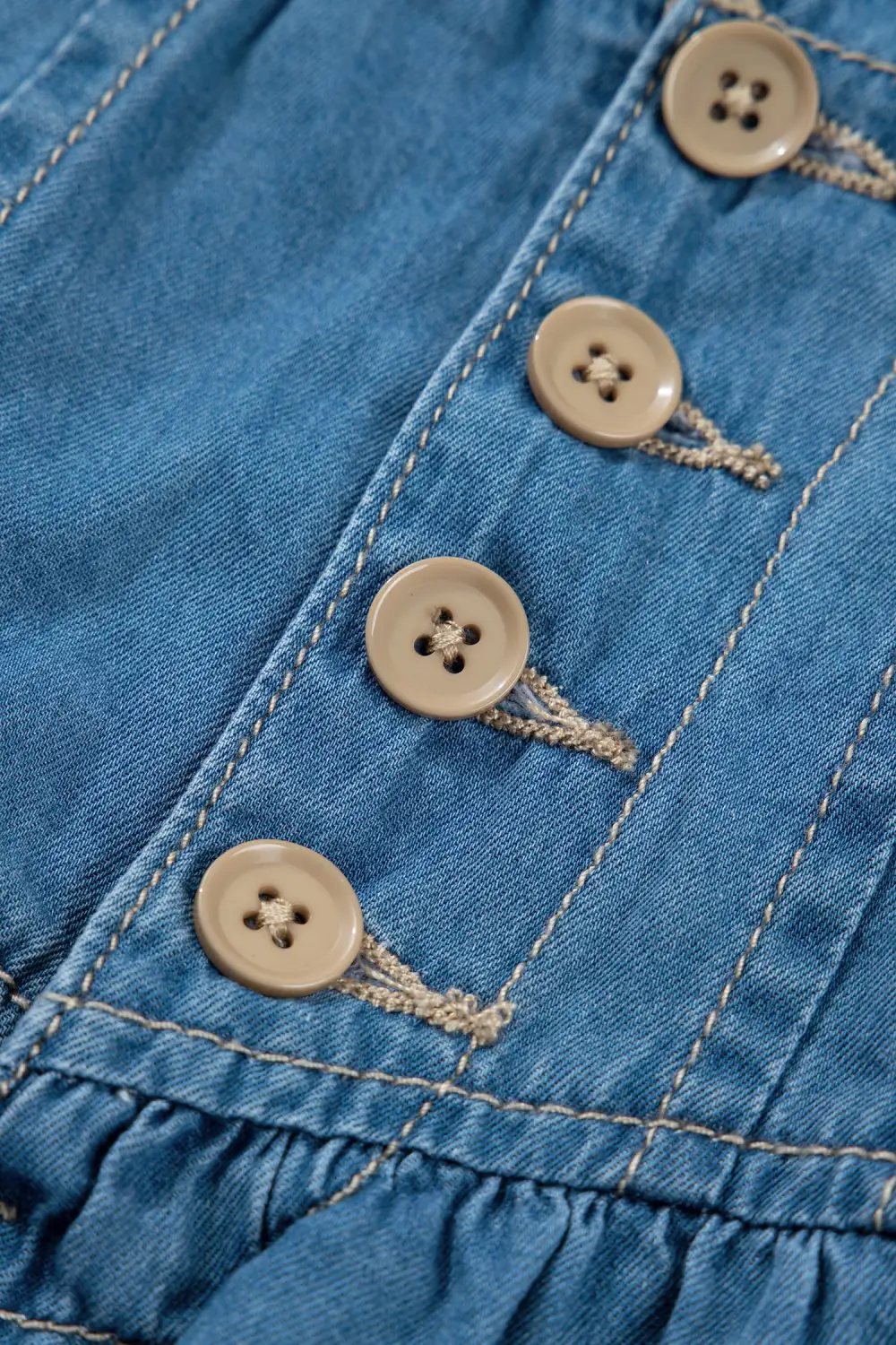 Wearable Button Front Skirt
