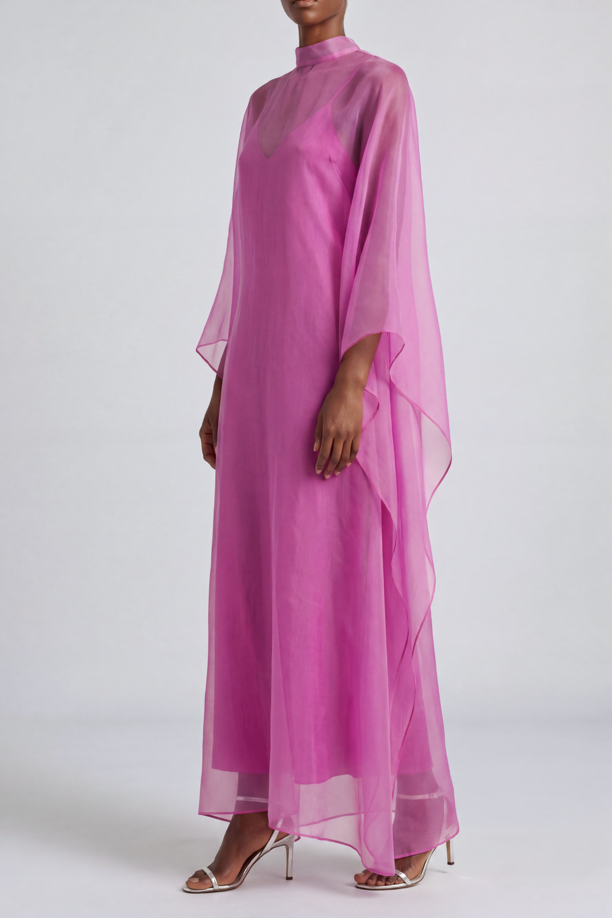 Classic High Neck Maxi Dress