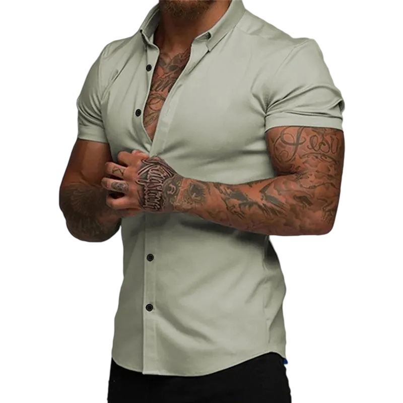 10PACK-Mens Casual Button Down Shirt