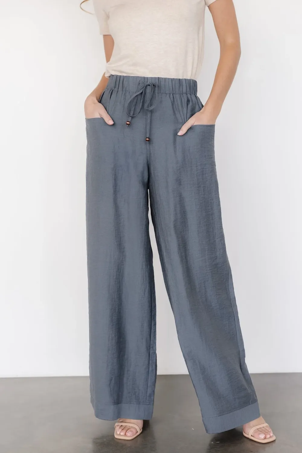 Casual Straight Leg Slim-Fit Loose Pants