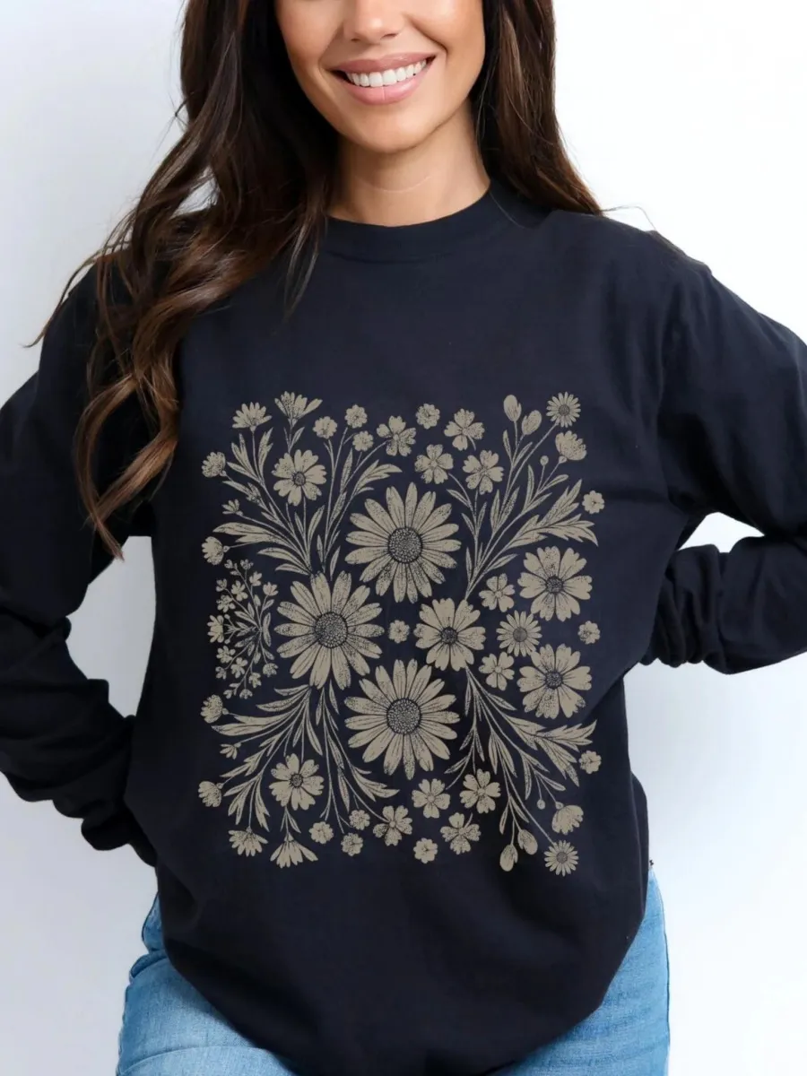 Vintage Daisy Floral T-Shirt
