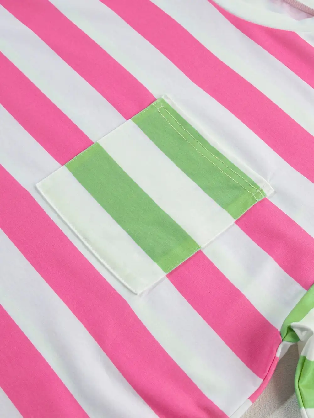 Relaxed Short-Sleeve Striped T-Shirt