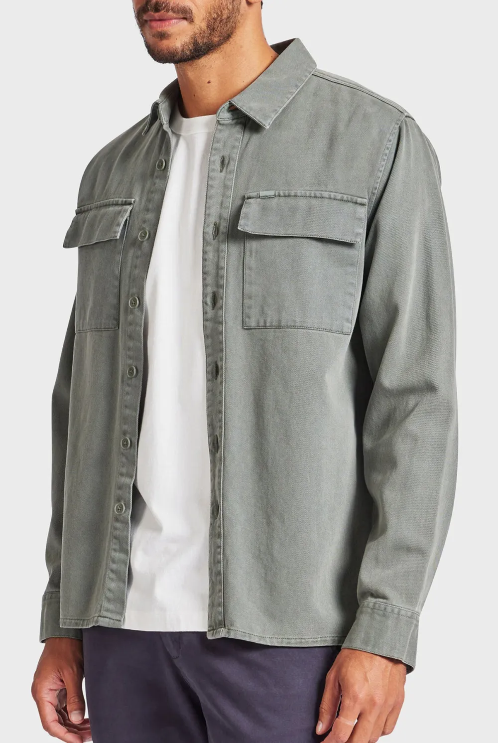 Essential Overshirt- Dutch blue