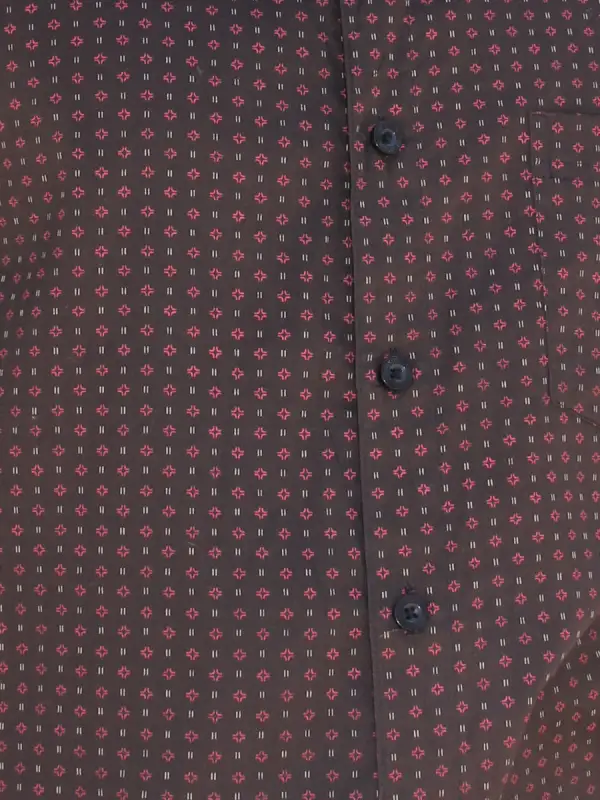 Galaxy Print Button Down Shirt