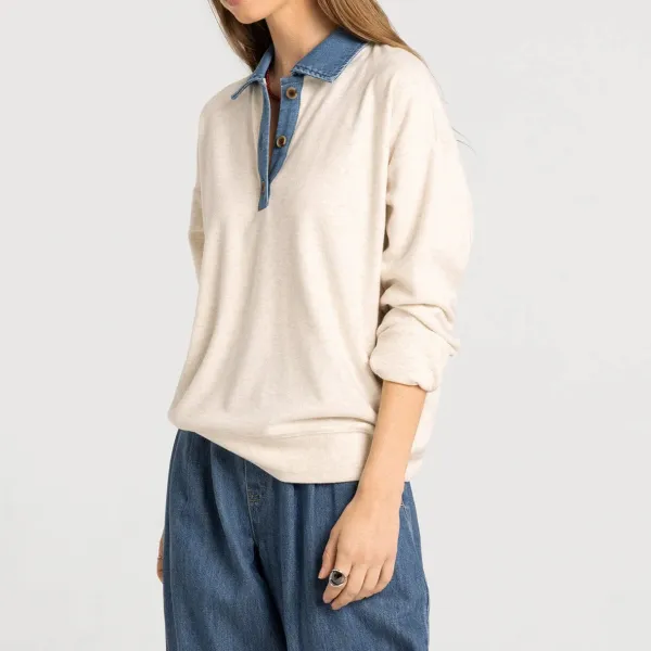 Relaxed Relaxed Crest Pullover Sweaters
